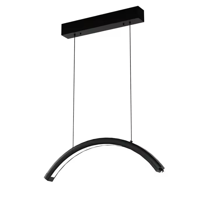 Karma LED 28″ Ceiling Mounted Lamp Black