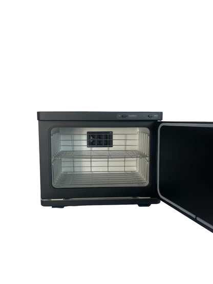 Karma Hot Towel Cabinet 24L Black - Adjustable Temperature Control