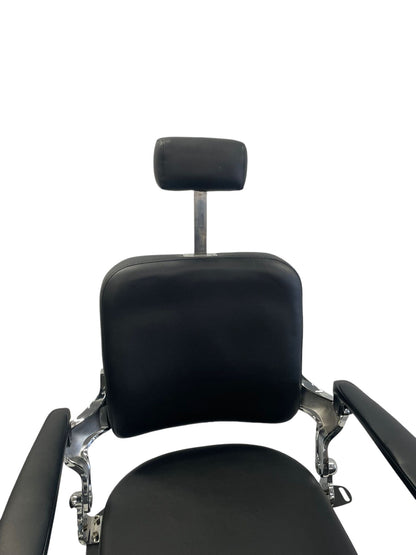 KARMA NOOSA BARBER CHAIR BLACK & CHROME