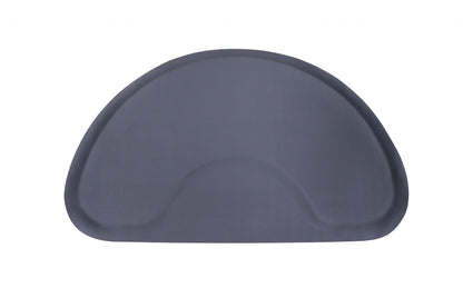 Karma Anti Fatigue Mat Semi Circular Thick for Barber Chair Black