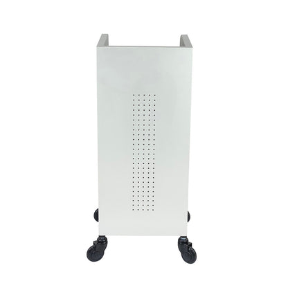 Fusion White 4 Drawer Salon Trolley - White - Click'n Clean Castor Wheels