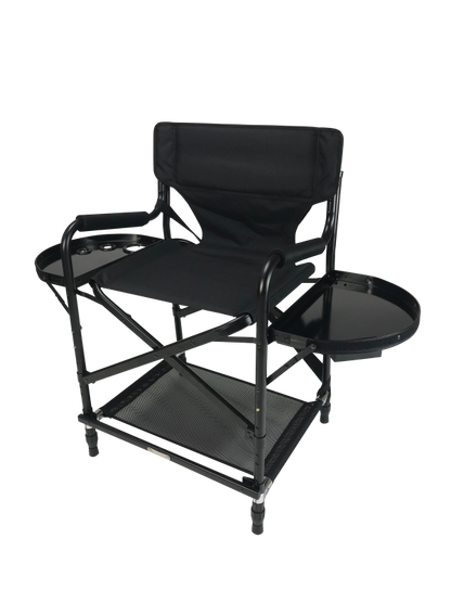 Karma Greenacre Height Adjustable Portable Makeup Chair with Headrest