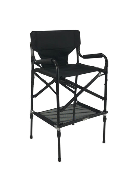 Karma Greenacre Height Adjustable Portable Makeup Chair with Headrest