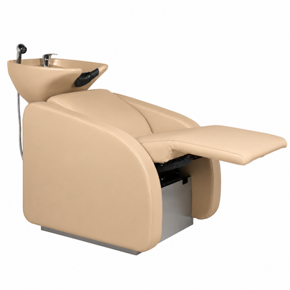 Karma Ballarat Basin Unit with Air Massage Champagne with Matt Champagne Basin