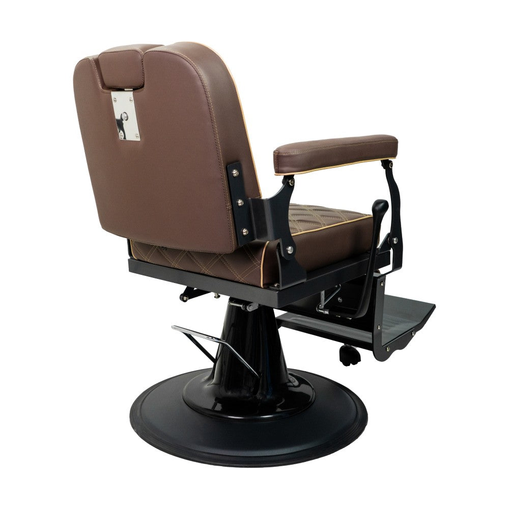 KARMA PADDINGTON BARBER CHAIR BLACK & BLACK (ASSTD COLOURS)