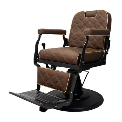 KARMA PADDINGTON BARBER CHAIR BLACK & BLACK (ASSTD COLOURS)
