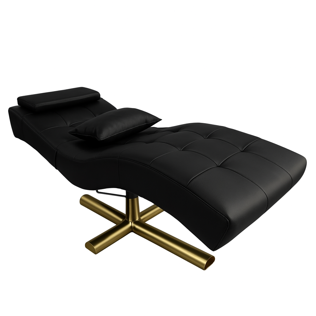 KARMA WANAKA LASH BED BLACK WITH GOLD BASE