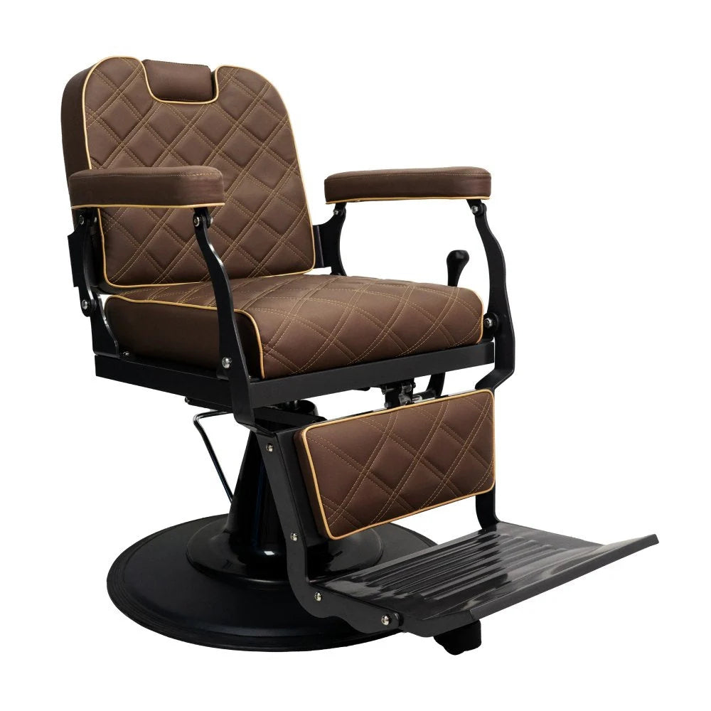 Karma Paddington Barber Chair - Brown & Black