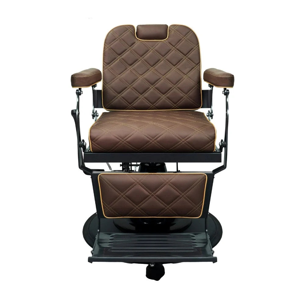 Karma Paddington Barber Chair - Brown & Black