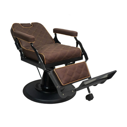 Karma Paddington Barber Chair - Brown & Black