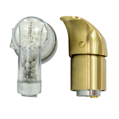 Karma Enviro Head Set with Flip Mixer - Brushed Gold