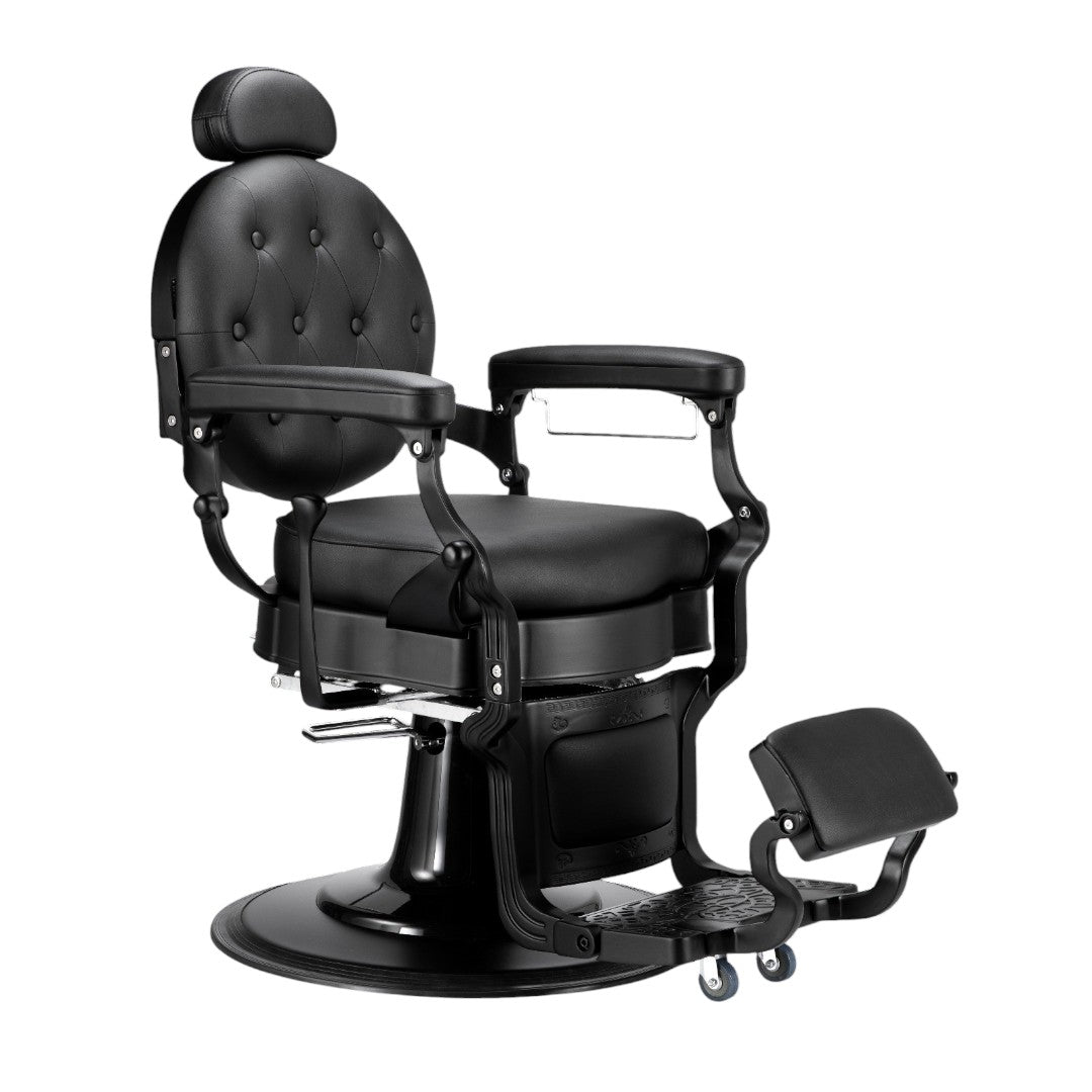KARMA MACKAY BARBER CHAIR BLACK & BLACK
