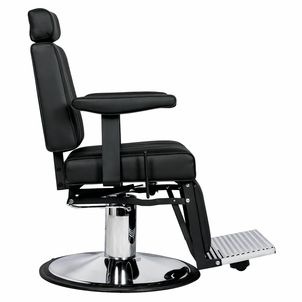 Karma Nerang Barber Chair Black & Chrome