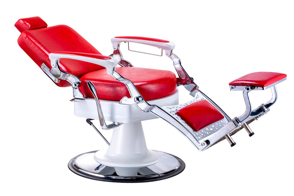 KARMA NOOSA BARBER CHAIR RED & WHITE