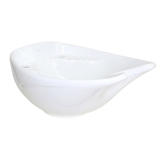 Atlantis Ceramic Basin - White