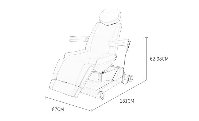 OPAL 013 Electric Beauty Bed with Rotation