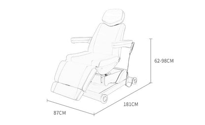 OPAL 013 Electric Beauty Bed with Rotation