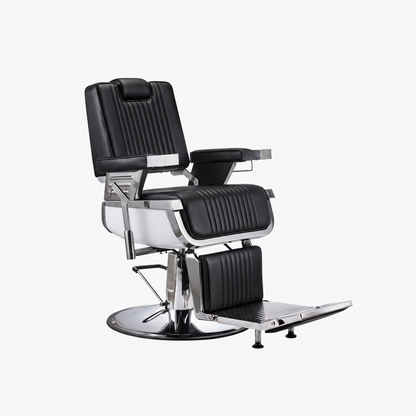 KARMA BRISBANE BARBER CHAIR BLACK & CHROME