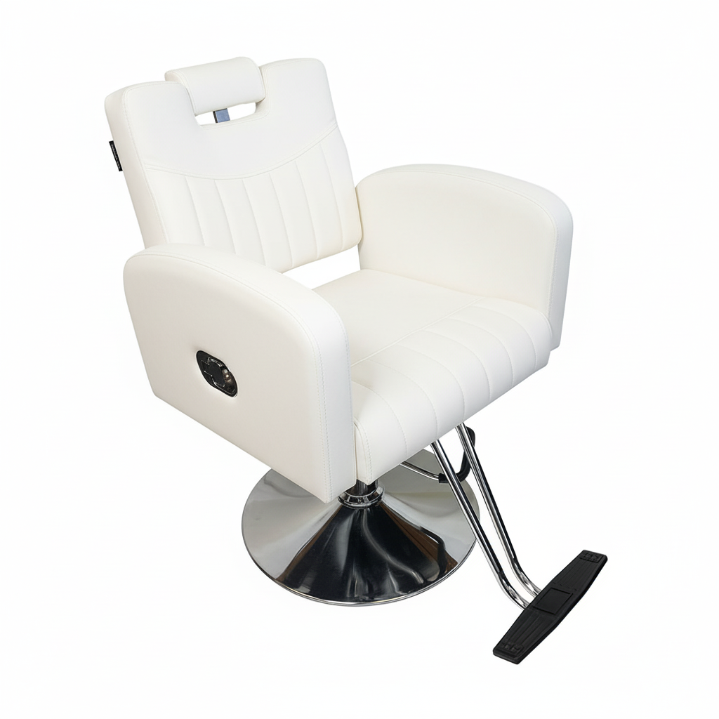 Barber Chair - White