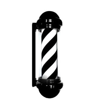 Karma Barber Pole #5 Black & White Centre