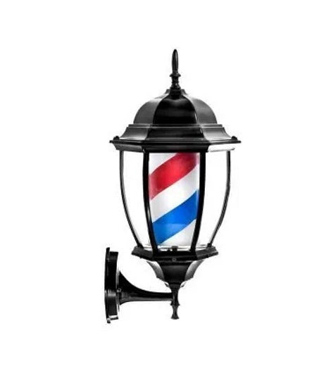 Karma Barber Pole #6 Street Lamp Blue & Red