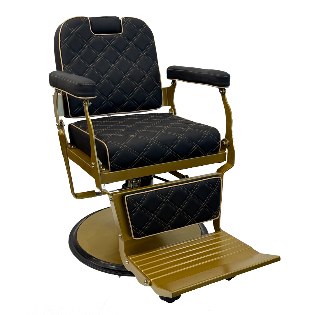 KARMA PADDINGTON BARBER CHAIR BLACK & GOLD