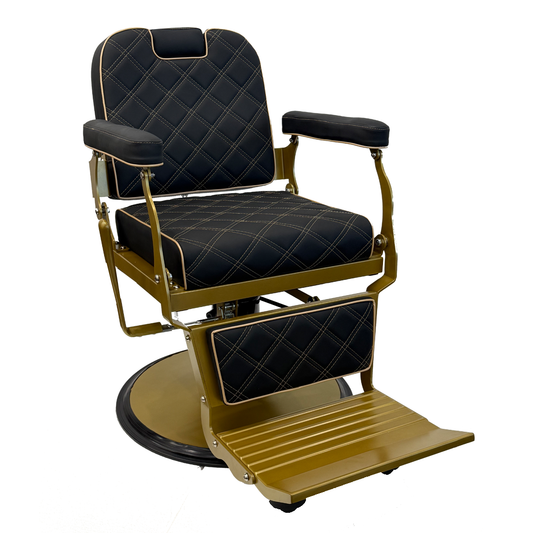 KARMA PADDINGTON BARBER CHAIR BLACK & GOLD