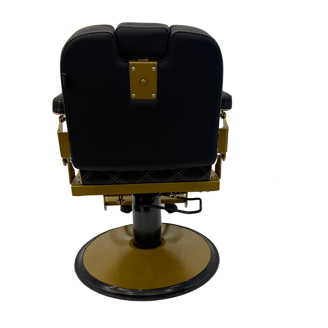 KARMA PADDINGTON BARBER CHAIR BLACK & GOLD