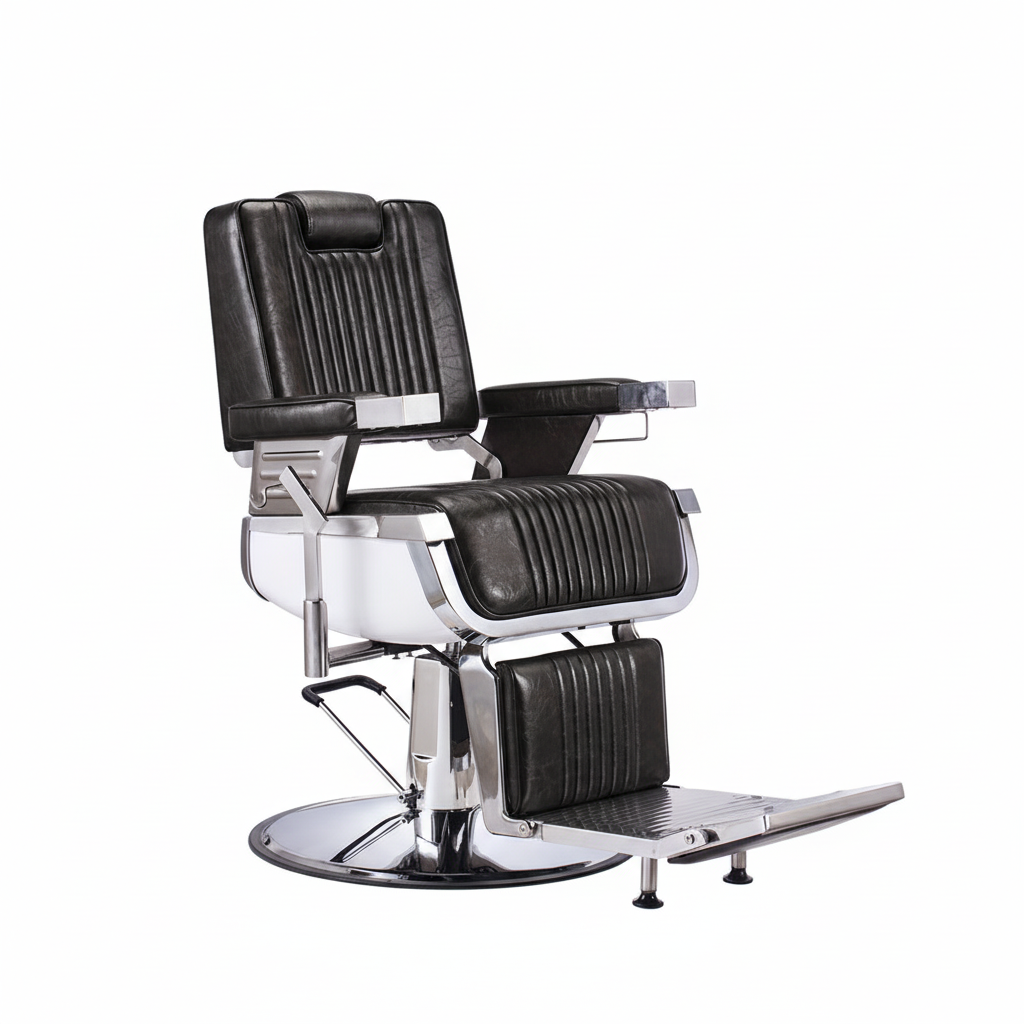 KARMA BRISBANE BARBER CHAIR BLACK & CHROME
