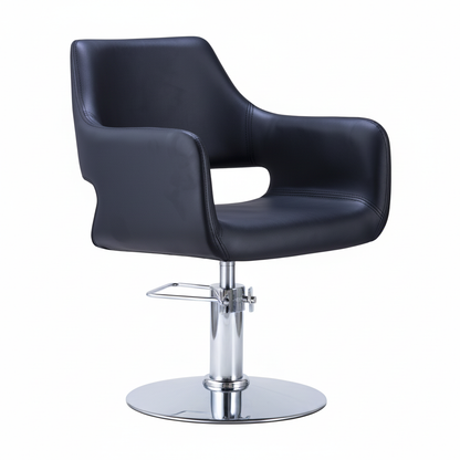 Black Chair Chrome - Side