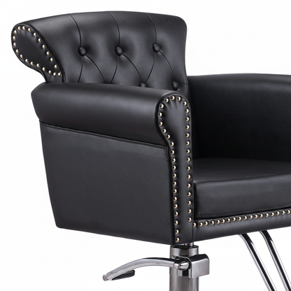 Black Studded Styling Chair Larger View