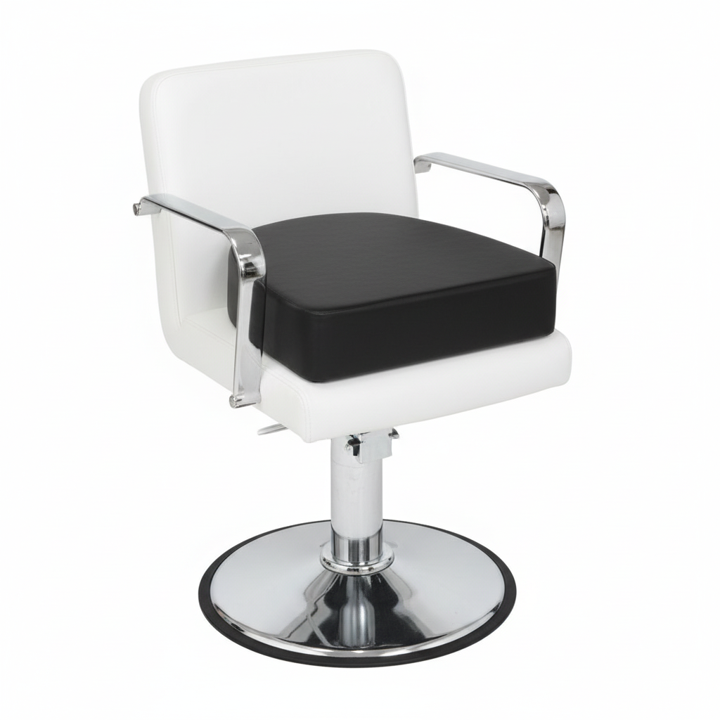 Booster Seat with Curved Back on Salon Chair