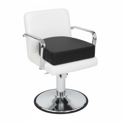 Booster Seat with Curved Back on Salon Chair