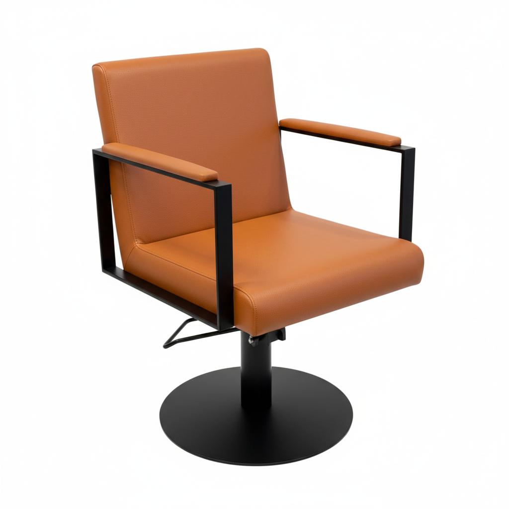 Burnt Orange Chair - Matching Angle