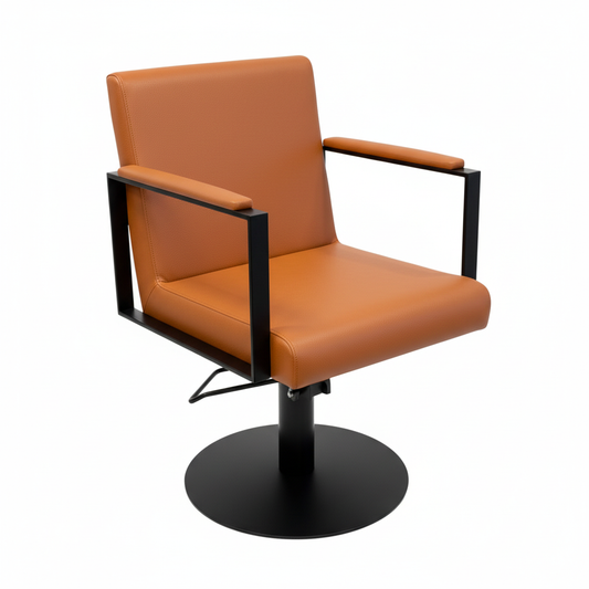 Burnt Orange Chair - Matching Angle