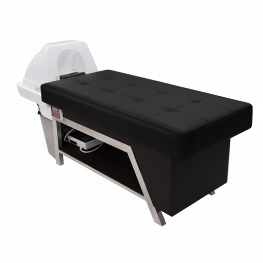 Cleaned-up black spa bed product image