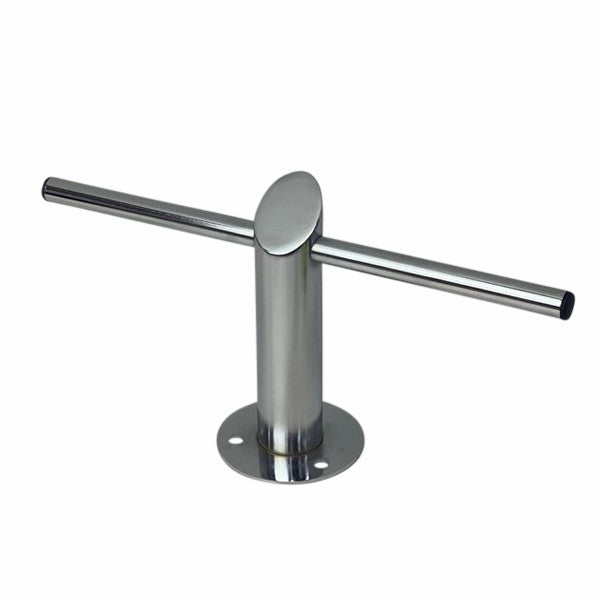 Cross Footrest - Chrome