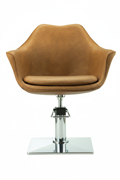 Front view - square chrome base