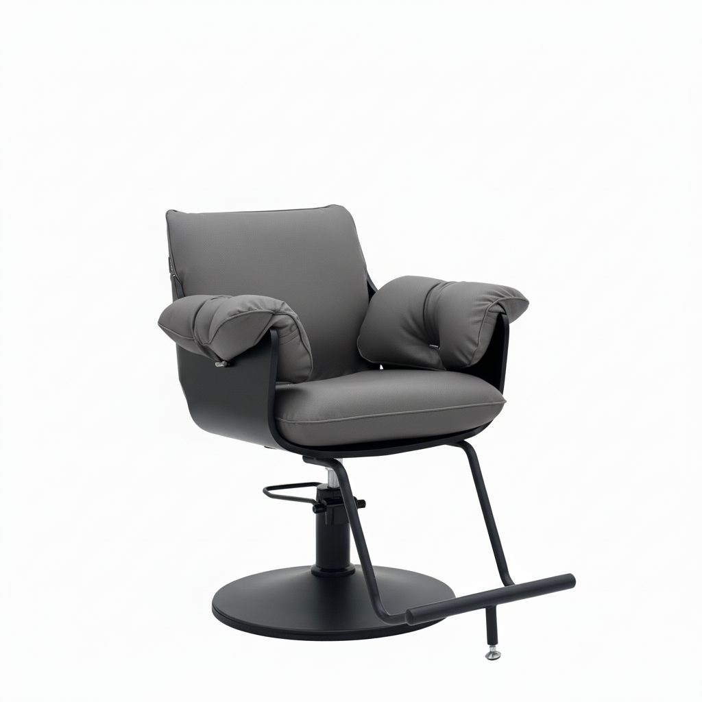 Grey salon chair