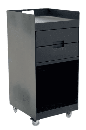 Karma Eaton Cabi Full Metal Salon Trolley Fully Assembled Black