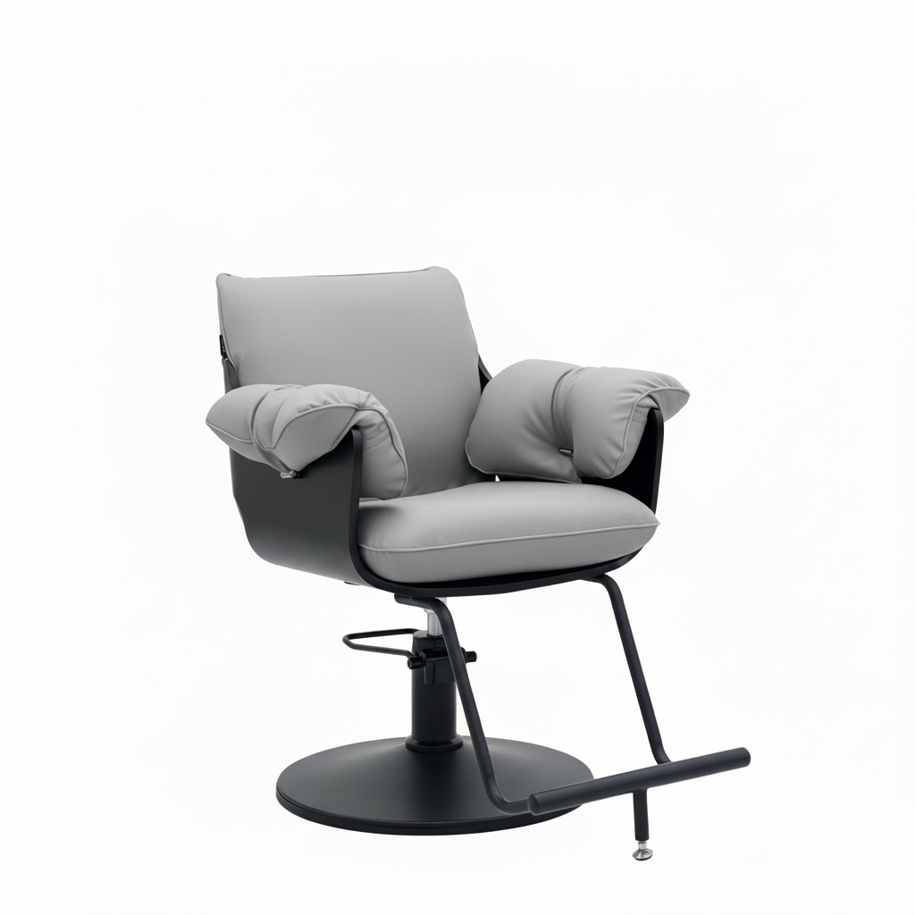 Light grey salon chair