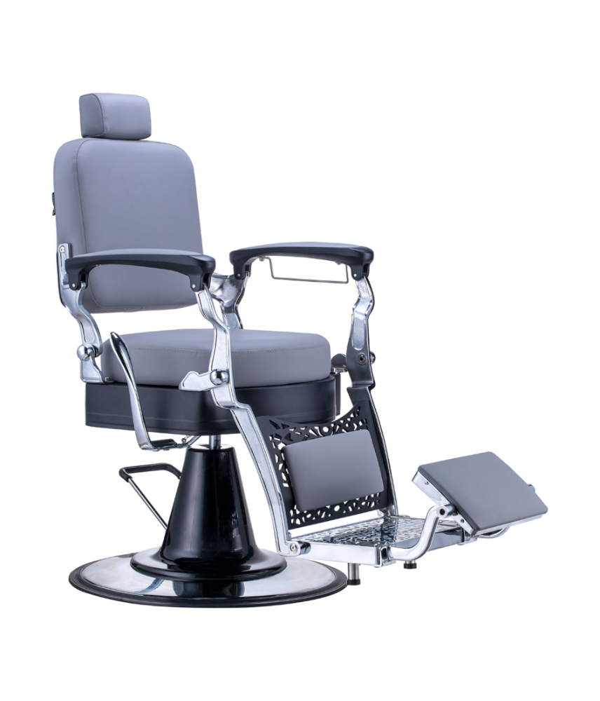 KARMA NOOSA BARBER CHAIR GREY & BLACK