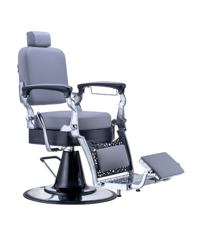 KARMA NOOSA BARBER CHAIR GREY & BLACK