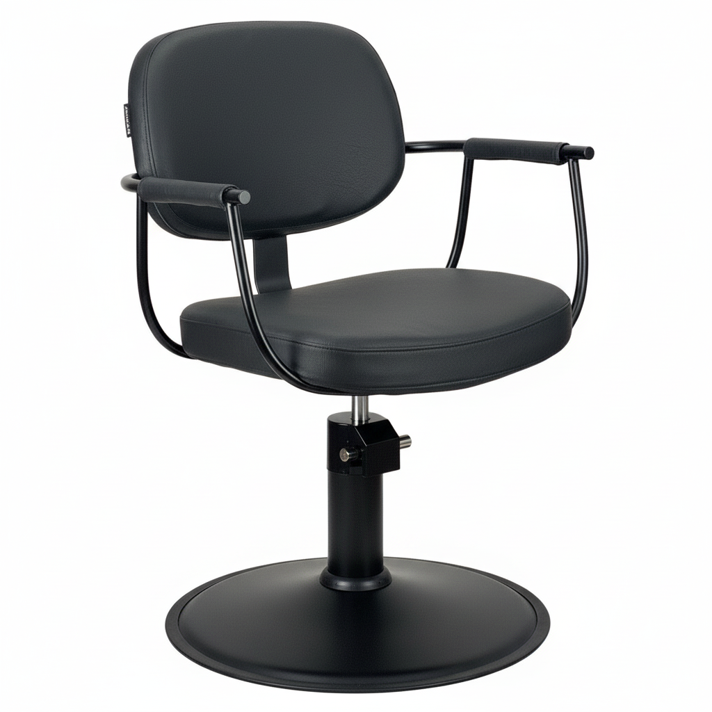 Chelsea Black Upholstery - Black Frame Styling Chair - Hydraulic