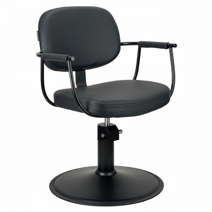 Chelsea Black Upholstery - Black Frame Styling Chair - Hydraulic