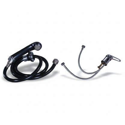 Square shower and mixer set product image