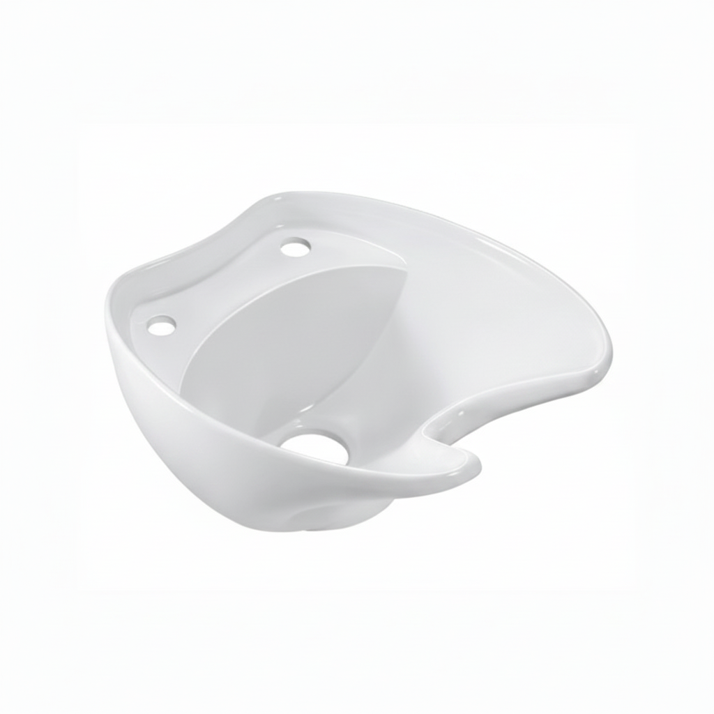 Square white basin product image