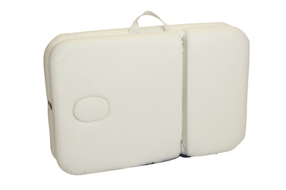 Lightweight Aluminium Portable Bed - White