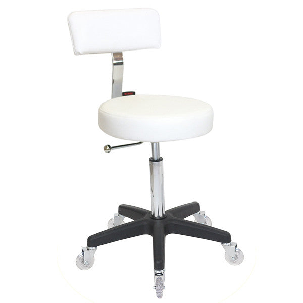 Sprint Stool White - Black Base