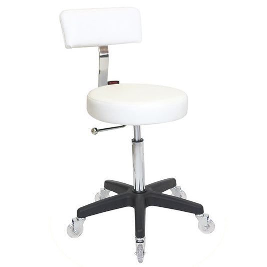 Sprint Stool White - Black Base